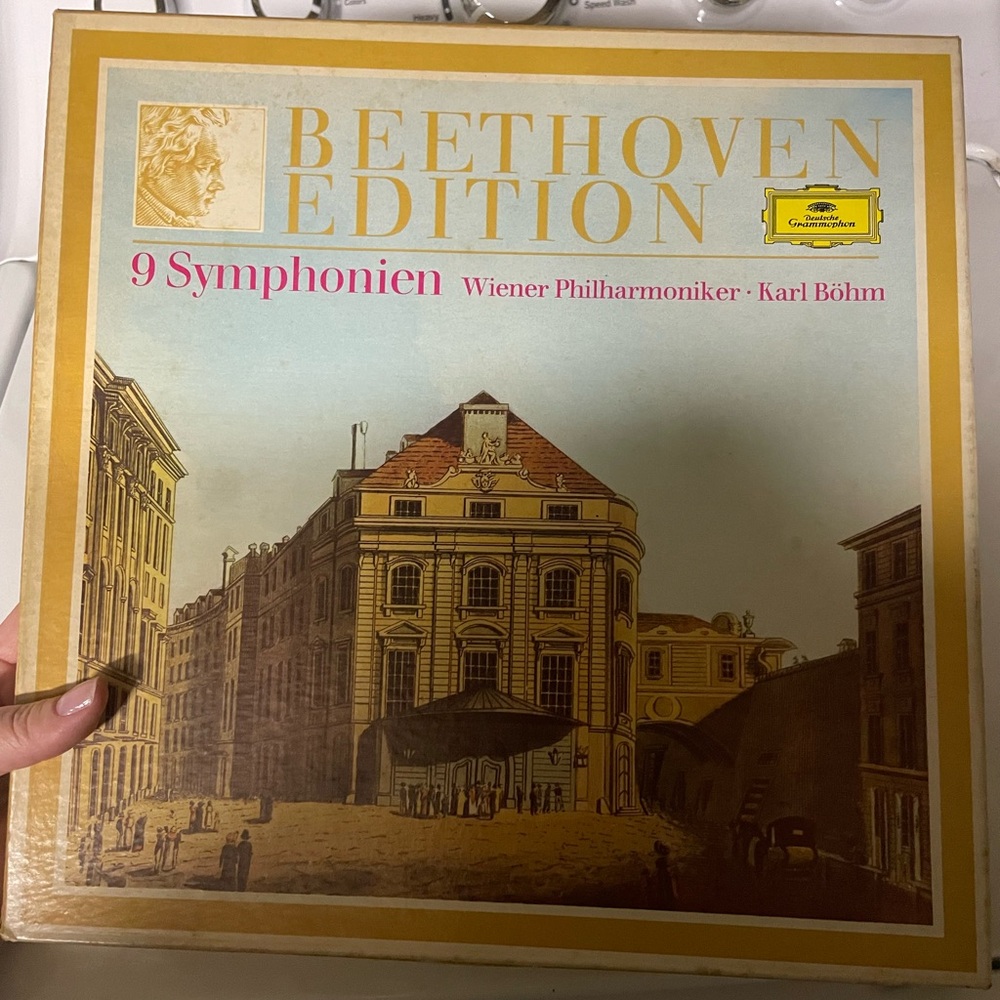 Vintage Beethoven Edition 9 Symphonien Karl Bohm Vinyl 8 Record set